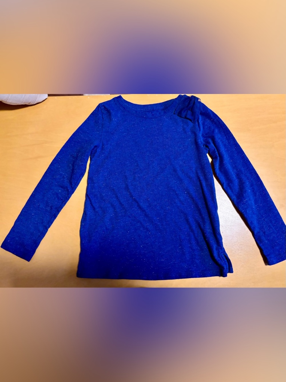 Cat & Jack Navy Blue Sparkle Tee